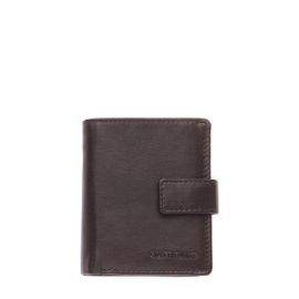 Мъжки портфейл тъмно кафяв SILVER FLAME - колекция Сафари SFT1319