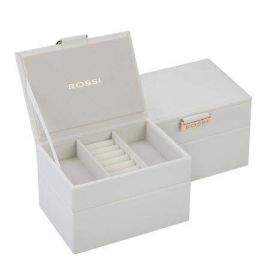 Кутия за бижута цвят бяло - ROSSI WA10402