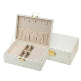 Кутия за бижута цвят бял - ROSSI WA10406