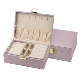 Кутия за бижута цвят люляк - ROSSI WA11806