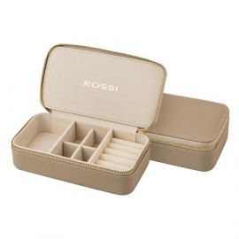 Кутия за бижута цвят бежов - ROSSI WA90410