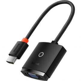 Преходник Baseus Lite, HDMI към VGA, Черен - 40388
