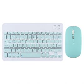 Комплект мишка и клавиатура DLFI 030, Bluetooth, Син - 6168