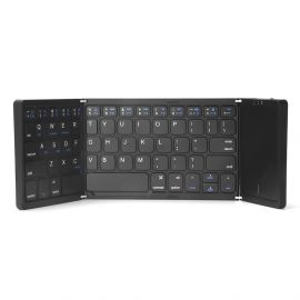 Клавиатура DLFI B089T, Тъчпад, Сгъваема, Bluetooth, Черен - 6171