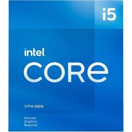 Процесор Intel Rocket Lake Core i5-11400F, 6 Cores, 2.60Ghz (Up to 4.40Ghz), 12MB, 65W, LGA1200, BOX
