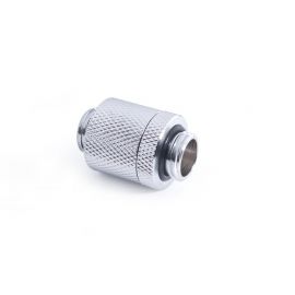 D-Plug Alphacool ES, 20mm, G1/4 AG auf G1/4 AG, Сребрист