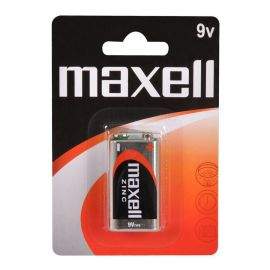 Цинк Манганова батерия MAXELL 6F22 /9V/ 1 бр. в опаковка -20бр/кутия