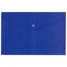OfficeZone Папка с копче А4 12бр. плътна синя 11564/12
