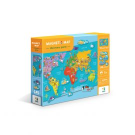 Dodo Магнитна игра "Карта на света" 145 ч. 200201