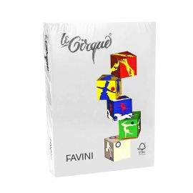 FAVINI Хартия А4 цветна пастелна - 500 л. сива 40124