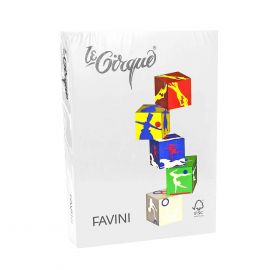 FAVINI Картон А4 цветен  250 л. -  бял 40494