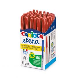 Carioca Carioca химикалка Eco Sfera червена за 50 бр 4164303/50