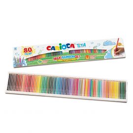 Carioca Цветни моливи "Tita" 80 цв. 42890