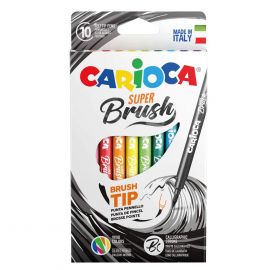 Carioca Флумастери Super brush - 10 цв. 42937