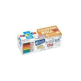 Carioca Комплект с цветни моливи Mini coloring Roll - ABC 42982
