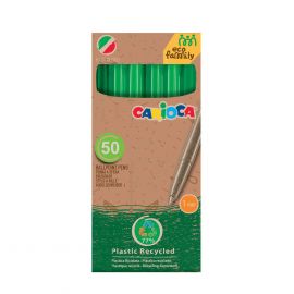 Carioca Химикалка Corvina WHT Eco Family - зелена 50 бр. 4311004/50