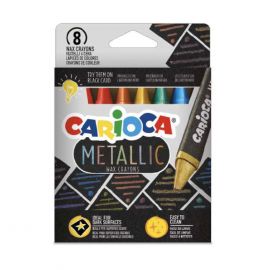 Carioca Пастели 8 цвята - Metallic 43163