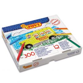 JOVI Пастелни моливи – кутия 300 броя – 12 цвята J909