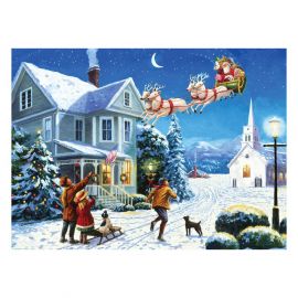 Royal&Langnickel Рисуване по номера с акрилни бои - Adult за напреднали - 39х30 - Дядо Коледа PAL36