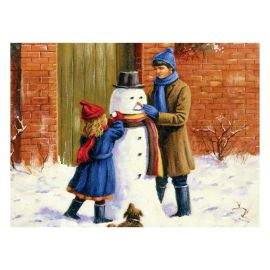Royal&Langnickel Рисуване по номера с акрилни бои - Adult за напреднали - 39х30- "Снежен човек" PAL37