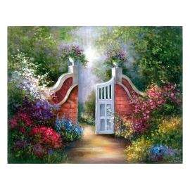Royal&Langnickel Рисуване с акрилни бои върху платно Masterpiece - 23х30 - Градина POMSET12