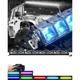 101.6 см Многорежимен Лед Диоден Бар Прожектор Къси/Дълги Светлини Комбинирана Combo - Flood и Spot Светлина серия IM RGB подсветка със 7 различни цвята