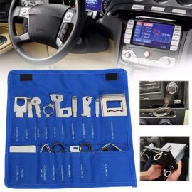 Професионален комплект инструменти за монтаж / демонтаж на радио приемници радио системи мултимедия за автомобил от 38 части  IN0113