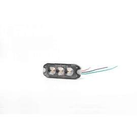 12-24V LED ЛЕД Жълта Аварийна Лампа Блиц Светлина Мигаща За Пътна Помощ Платформа и др. 8W с 4 режима 8х3 cm.  MAR333