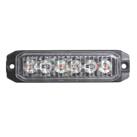 6 LED Блиц Светлина Мигаща Аварийна Лампа За Пътна Помощ Жълта 12V - 24V  MAR337