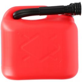 Пластмасова туба за гориво червена 5л с удължителна тръба  DNP0030
