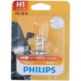 1 брой Халогенна крушка за фар H1 +30% светлина 55W 12V Philips  DNP0301