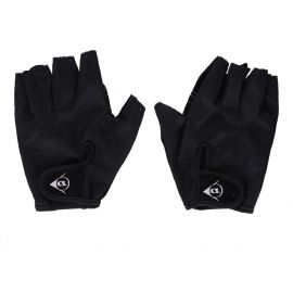 Комплект от 2 броя ръкавици за колело велосипед без пръсти черно размер S DUNLOP  DNP0069