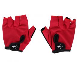 Комплект от 2 броя ръкавици за колело велосипед без пръсти червено-черно размер M DUNLOP  DNP0072