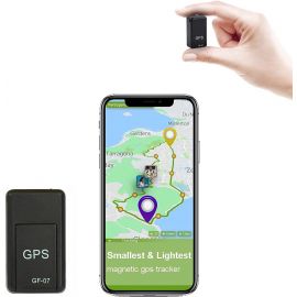 Мини черен GPS тракер за проследяване и подслушване в реално време със СИМ карта и слот за Mini TF card  RAZ146