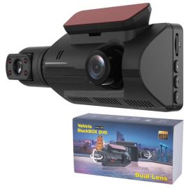 Авторегистратор видeорегистратор записваща видеокамера за автомобил Full HD 1080P 2 камери + 32 GB Micro SD Card карта с памет 85 x 50 mm  CENT81