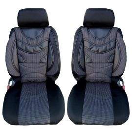 Луксзони калъфи тапицерия за автомобилни седалки тип масажор с лумбална опора Premium 1 черни  TAP105
