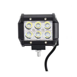 6 LED 18W Халогенна Водоустойчива Светлина Работна Лампа Flexzon 10-30V за Ролбар АТВ, Джип  HAL155