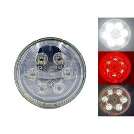 ЛЕД Диоден Халоген LED Лампа 2100lm 112mm 24W Бяла и Червена Светлина  HAL647