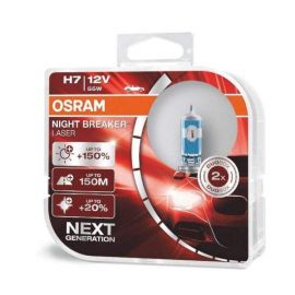 Комплект 2 халогенни крушки Osram H7 Night Breaker Laser Next Gen +150%, 55W ,12V, PX26D  64210NL-HCB
