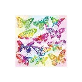 Ambiente салфетка Aquarell butterflies mix 20бр. 13314015