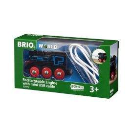 Brio играчка локомотив с USB кабел 33599