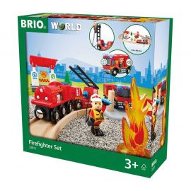 Brio влакче с релси пожарна команда 33815