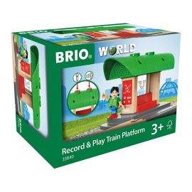 Brio играчка гара Record & Play Train Platform 33840