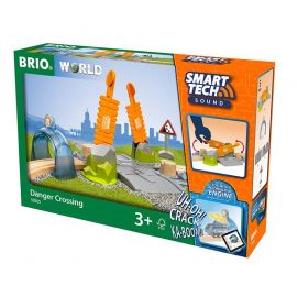 Brio играчка smart tech danger crossing 33965