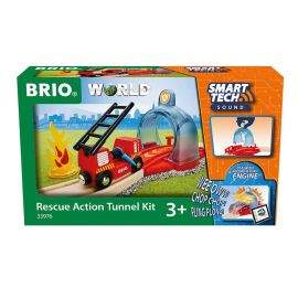 Brio играчка смарт тунел и противопожарен вагон 33976