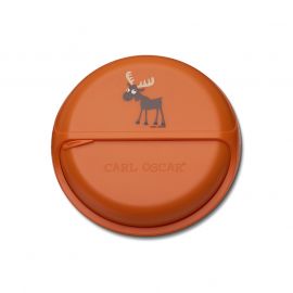 Carl Oscar кутия за снаксове еленче оранжево 15см 108407
