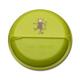 Carl Oscar кутия за снаксове маймунка зелено 18см 109701