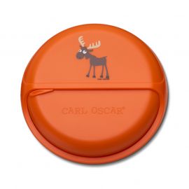 Carl Oscar кутия за снаксове еленче оранжево 18см 109707