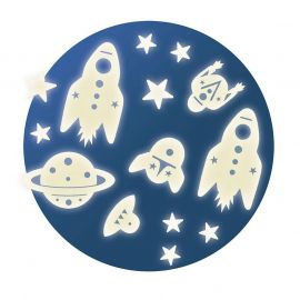Djeco фосфоресциращи декорации за детска стая космос DD04591