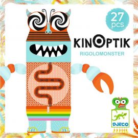 Djeco анимирани картини Кinoptik чудовища DJ05603